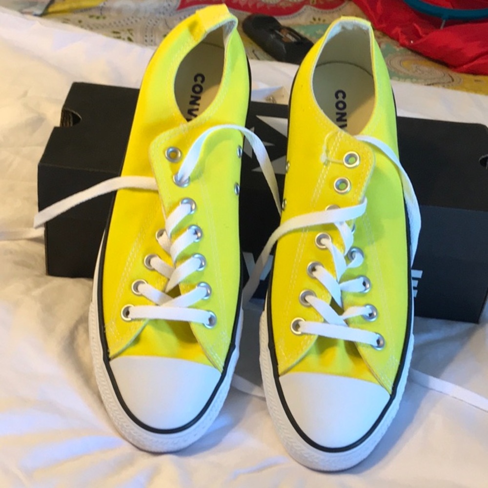 Yellow Converse Sneakers